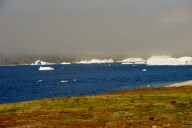 Udsigt fra de varme kilder p Uunnartoq